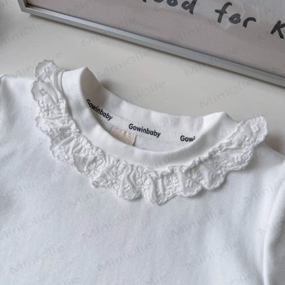 幼児用ホワイトTシャツとベアストラップDress - image 6