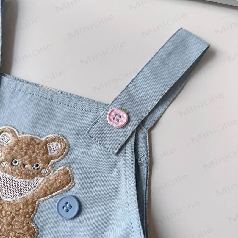 幼児用ホワイトTシャツとベアストラップDress - image 13