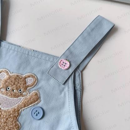 幼児用ホワイトTシャツとベアストラップDress - image 13