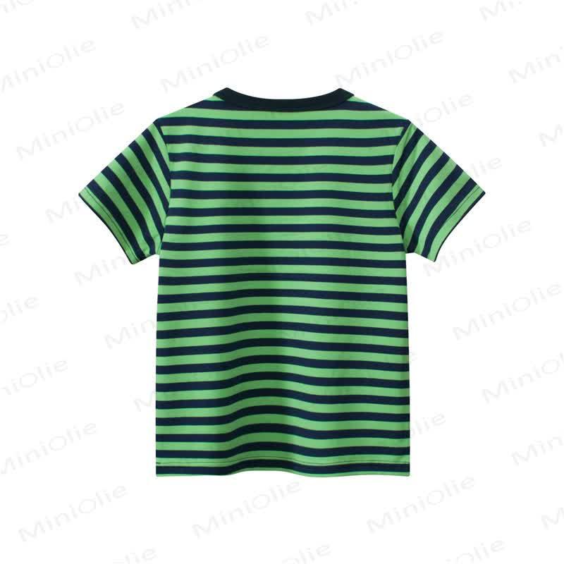 幼児用男の子用ストライプTシャツ - image 4