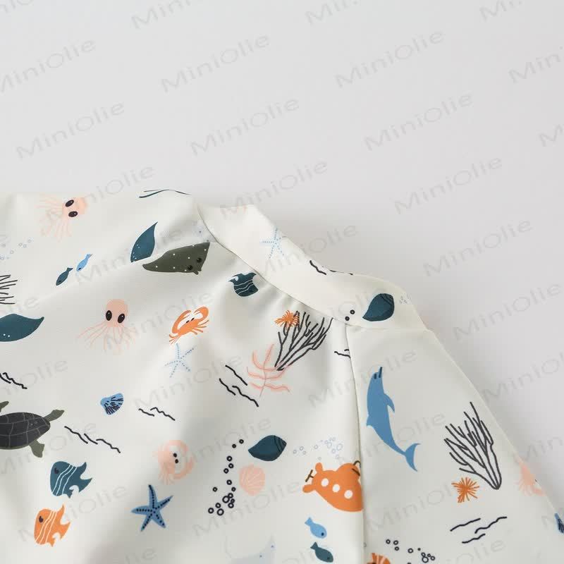 幼児男の子用クジラ亀水着（帽子付き） - image 5