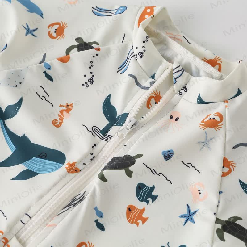 幼児男の子用クジラ亀水着（帽子付き） - image 9