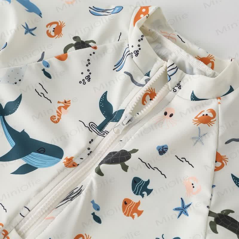 幼児男の子用クジラ亀水着（帽子付き） - image 9