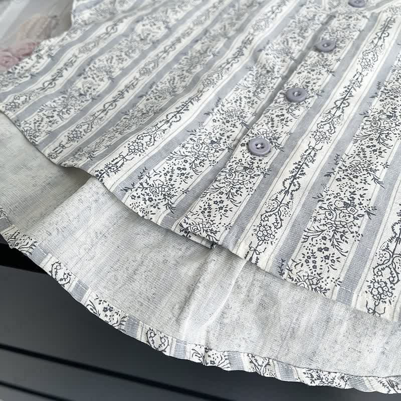 幼児用花柄シャツ＆パンツセット - image 7