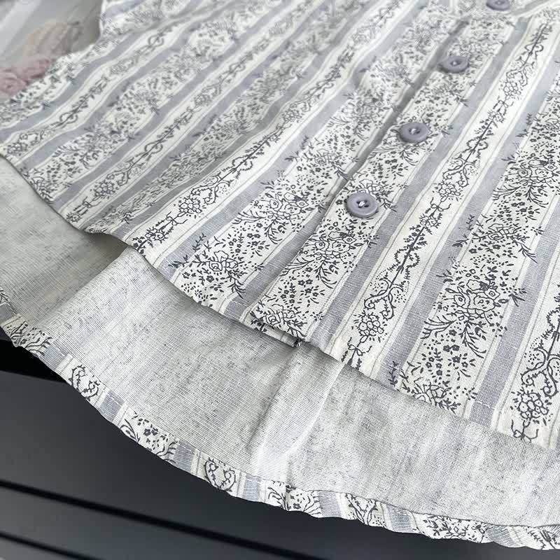 幼児用花柄シャツ＆パンツセット - image 7