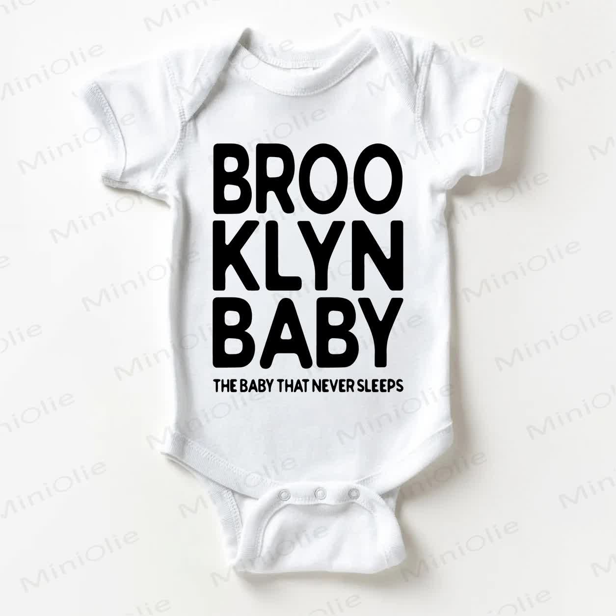 BROOKLYN BABYベビーホワイトボディスーツ - 白 - 18～24ヶ月 - image 1