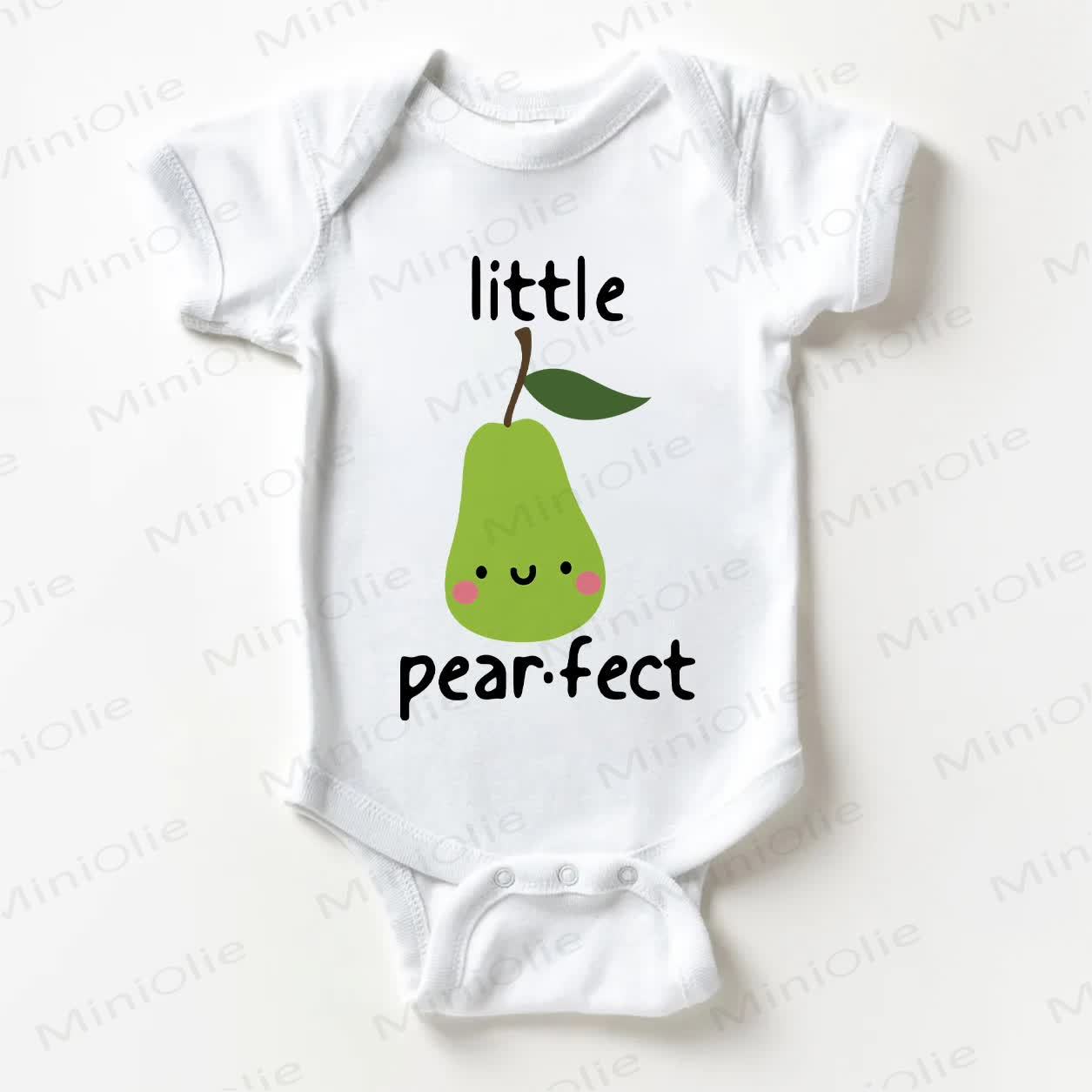 LITTLE PEARFECTベビーホワイトボディスーツ - 白 - 18～24ヶ月 - image 1