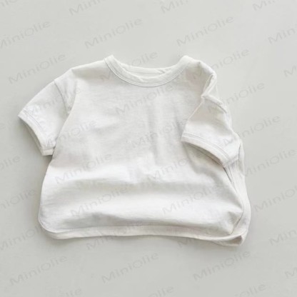 赤ちゃんの名前を大きな文字でカスタマイズした白いTシャツ - 白 - 18～24ヶ月 - image 2
