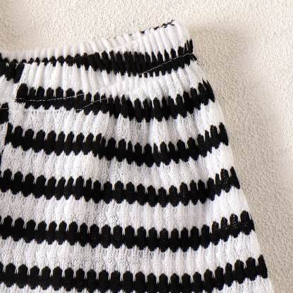 幼児用花柄ストライプセット - image 7