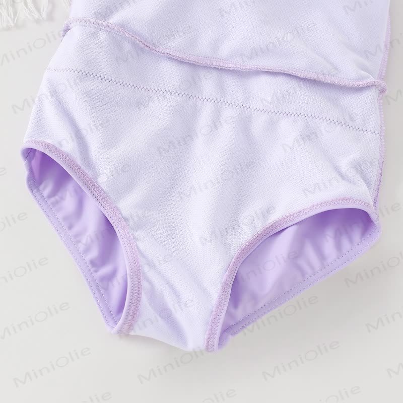 幼児用女の子用リボン付き水着（帽子付き） - image 3