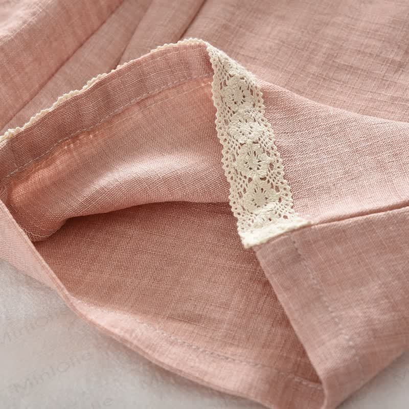 幼児用女の子向けピンクレースキャミソール＆パンツ2点セット - image 4