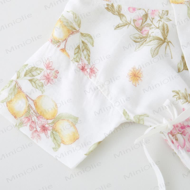 ベビーアニマルフラワーキモノロンパース - image 6