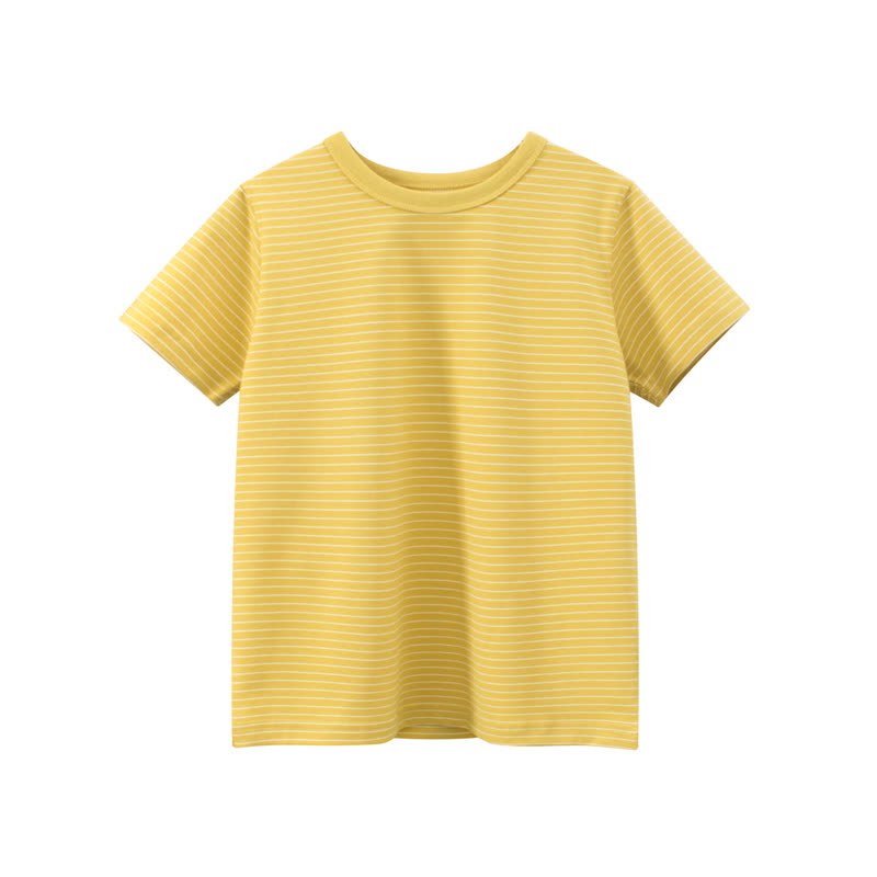 幼児用ストライプTシャツ - 黄色 - 8-9T - image 3