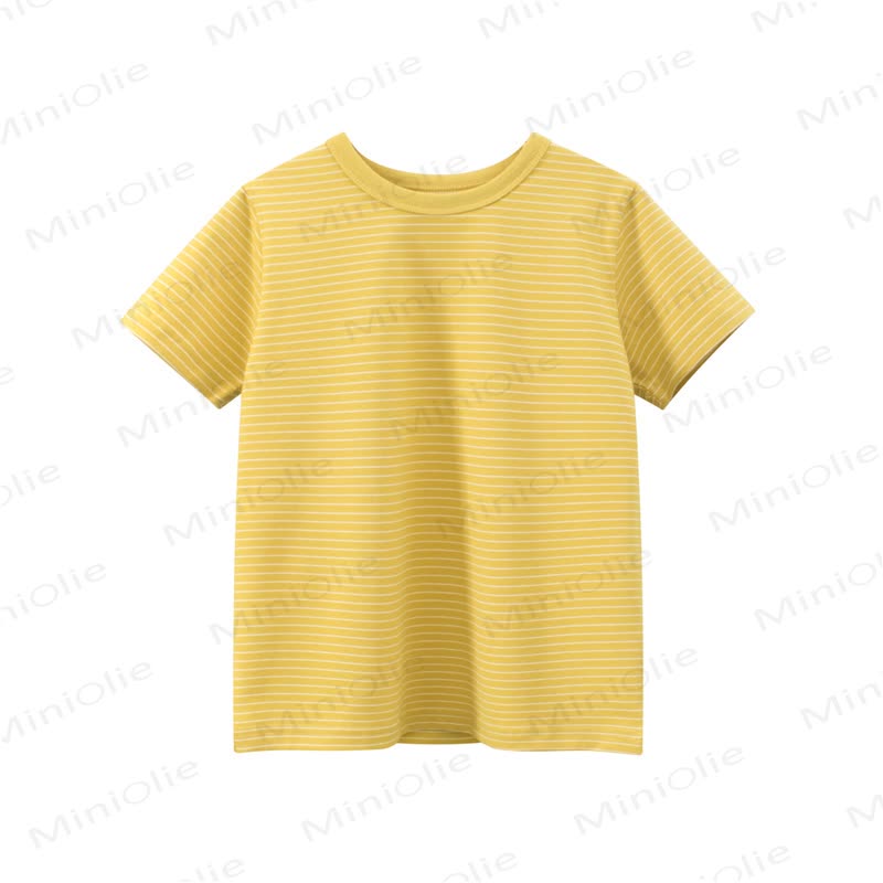 幼児用ストライプTシャツ - 黄色 - 8-9T - image 3