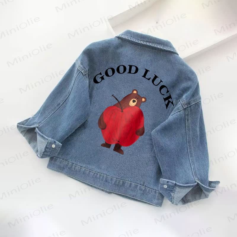 GOOD LUCK幼児用デニムジャケット - 青 - 10-11歳 - image 1