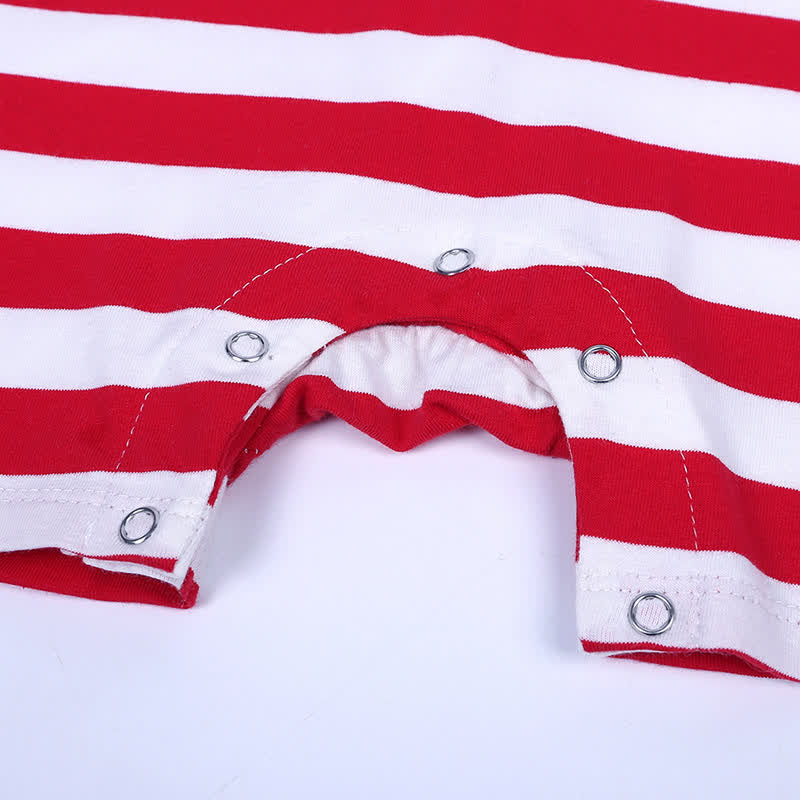 ベビー用サマーストライプロンパース - image 9