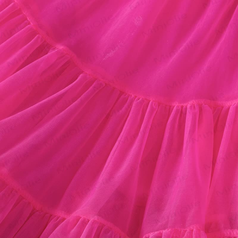 幼児用女の子ナイロンノースリーブバブルDress - image 6