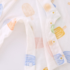 ベビー用ホワイトサマーロンパース - image 7