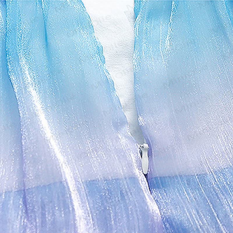 幼児用女の子用コットンチュールノースリーブDress - image 6