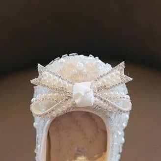 幼児用女の子用リボン付きDressシューズ  - image 5