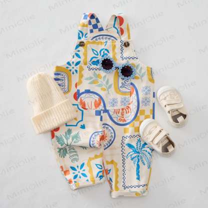 ベビー・幼児用サマーイタリアンエレメンツオーバーオール - image 2