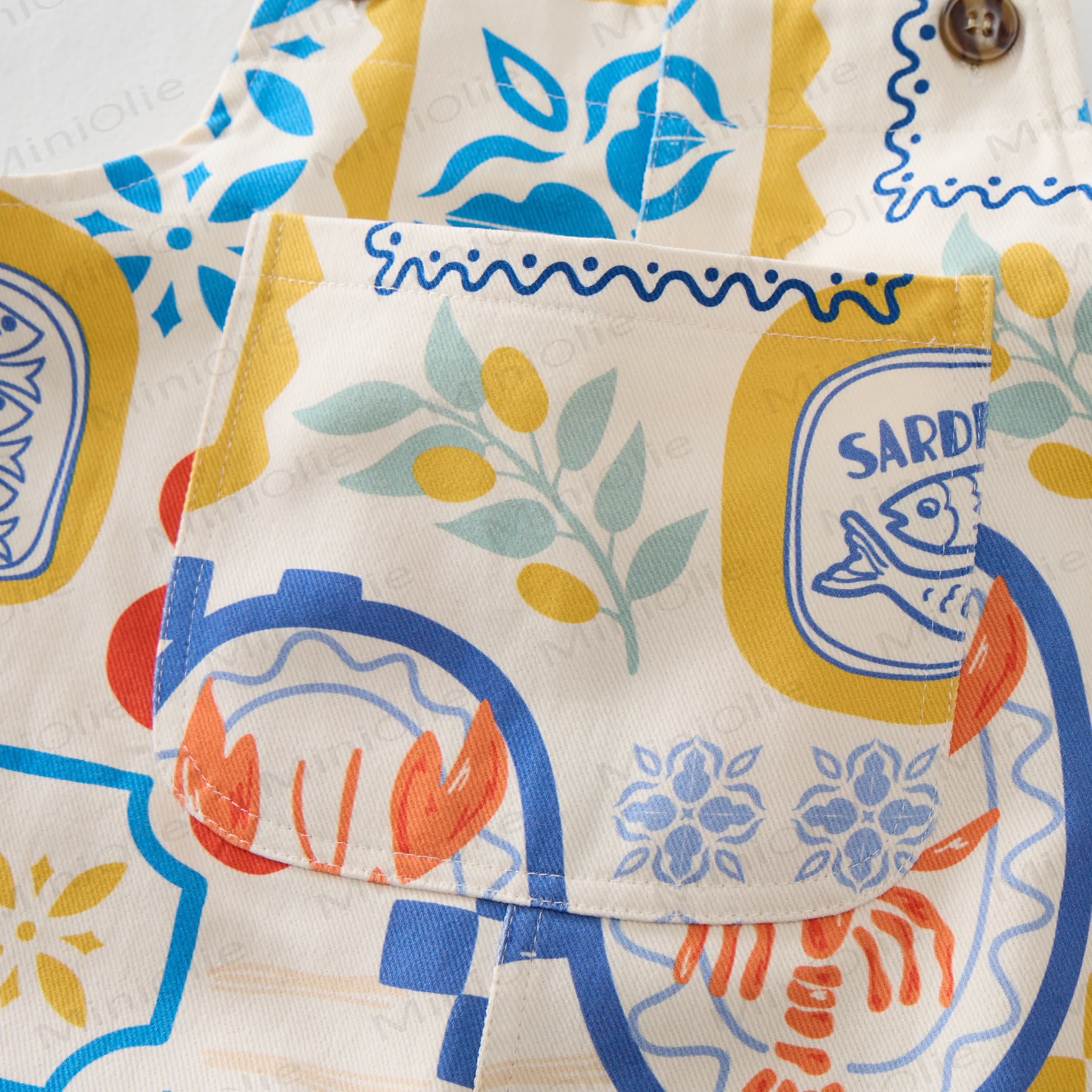 ベビー・幼児用サマーイタリアンエレメンツオーバーオール - image 4