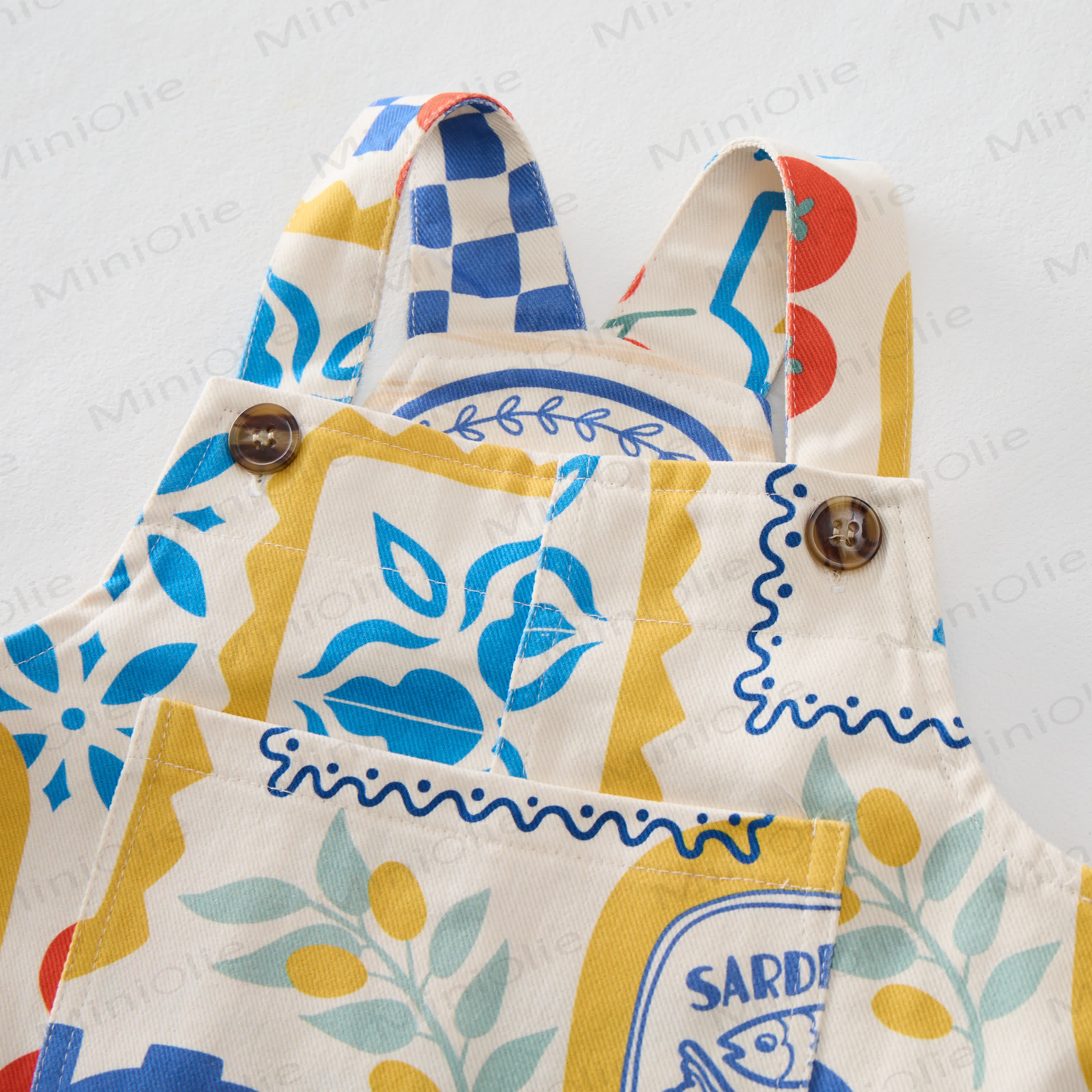 ベビー・幼児用サマーイタリアンエレメンツオーバーオール - image 3