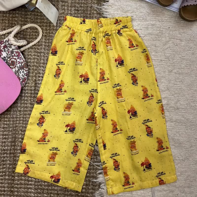 幼児用コットンパンツまたは無地Tシャツ - 黄色 - 6～7歳 - image 7