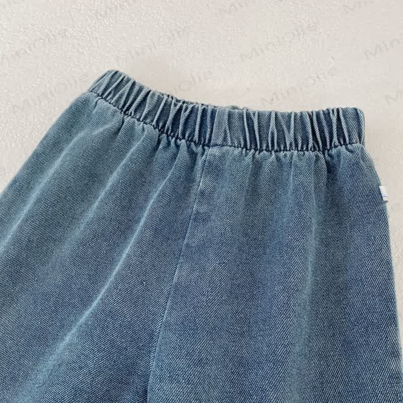 幼児用女の子デニムタンクトップとパンツのセット - image 5