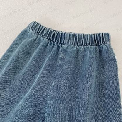 幼児用女の子デニムタンクトップとパンツのセット - image 5