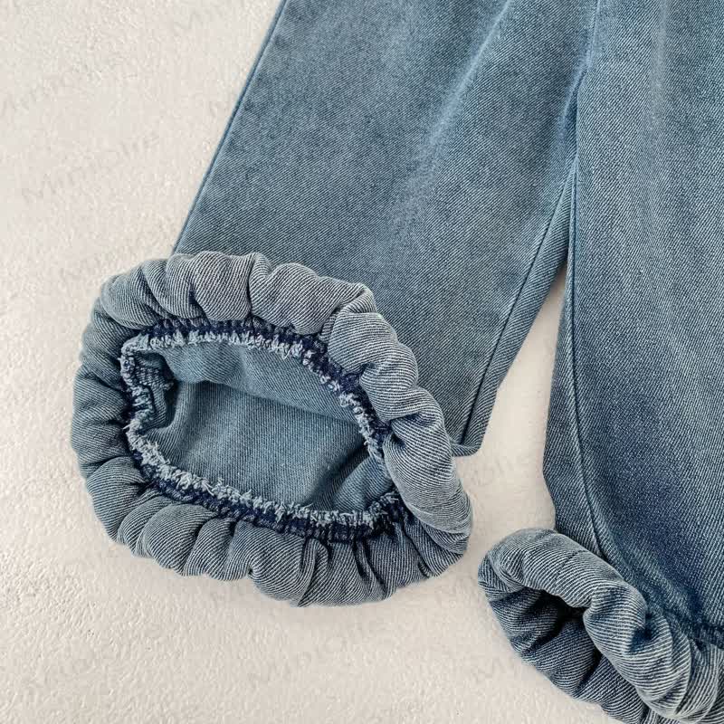 幼児用女の子デニムタンクトップとパンツのセット - image 6