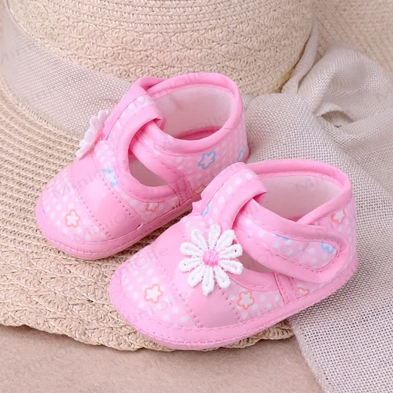 ベビーデイジーチェック柄シューズ - ピンク - 6C - image 5