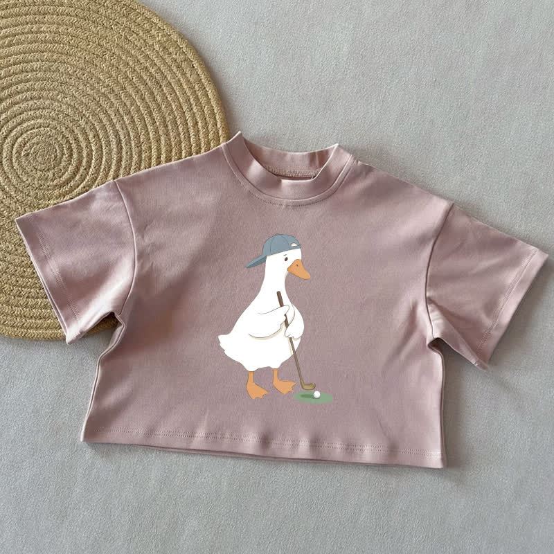 ベビーグース ゴルフ サマーカジュアルTシャツ - コーラルピンク - 2～3歳 - image 3