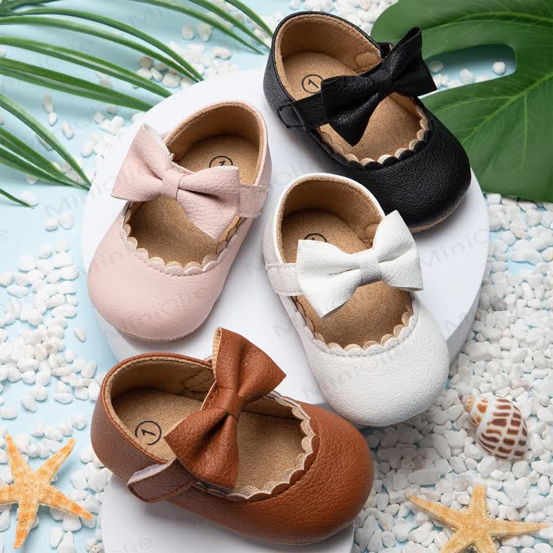 ベビー用リボン付きファーストDressシューズ - image 1