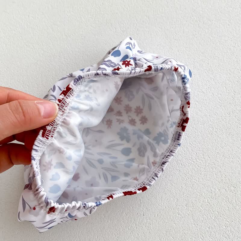 ベビー用花柄フリルワンピース水着（帽子付き） - image 7