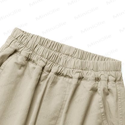 幼児男の子用コットンカーキカーゴパンツ - image 3