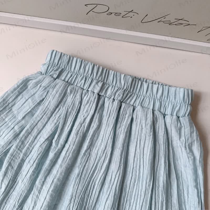 幼児用女の子向け無地タンクトップとパンツのセット - image 8