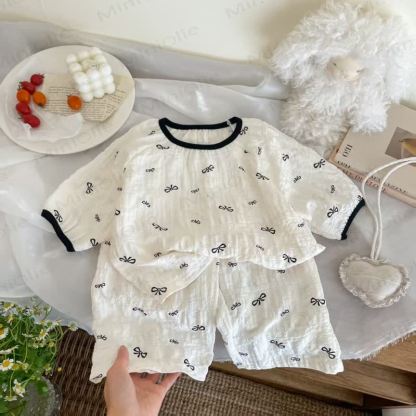 幼児・キッズ ガールズ ピンク 花柄 トップス＆パンツ セット - ベージュ - 10-11歳 - image 5