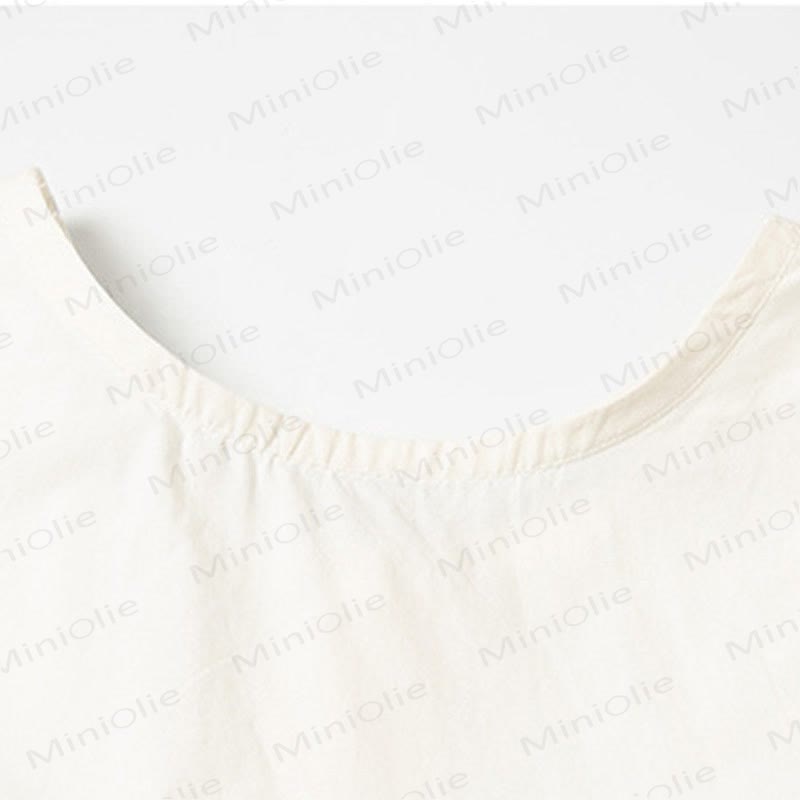 幼児用女の子向けフリル付きコットンノースリーブDress - image 4