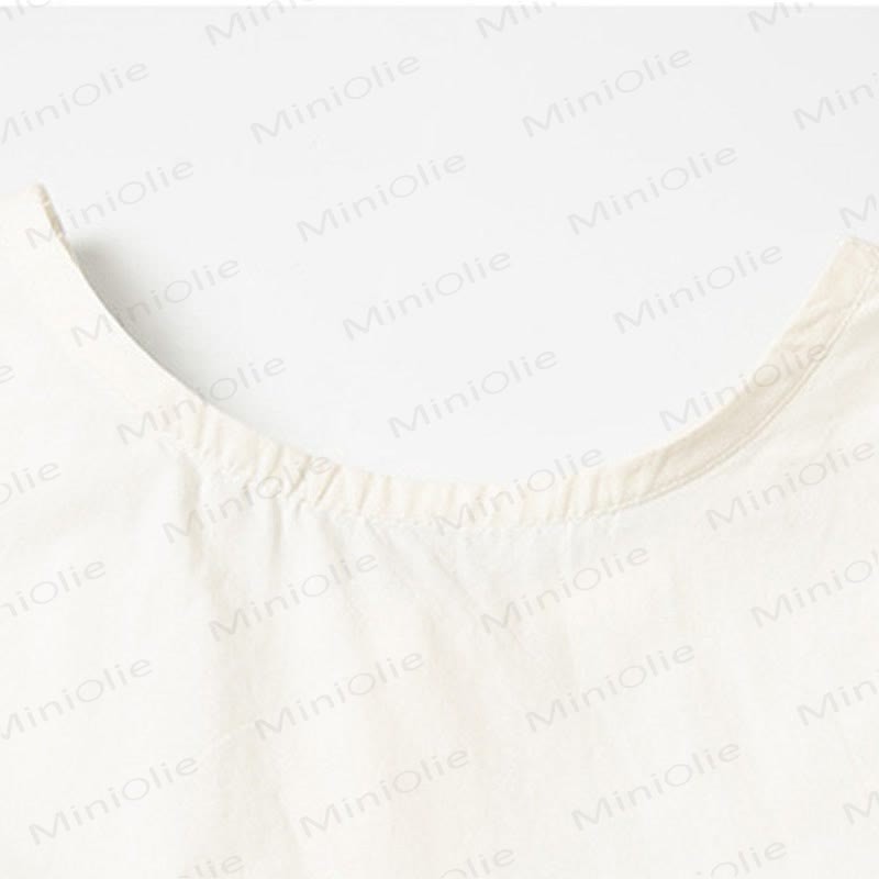 幼児用女の子向けフリル付きコットンノースリーブDress - image 4