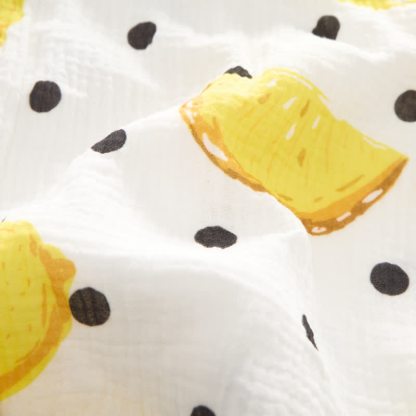 ベビー用レモン＆水玉模様ロンパース（帽子付き） - image 5