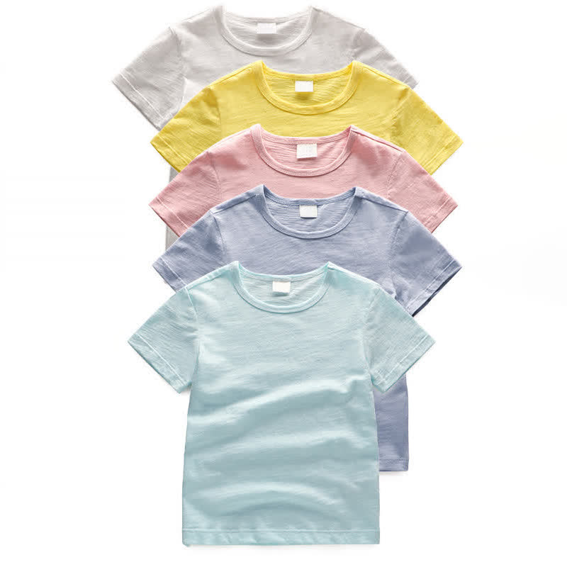 幼児用無地クルーネックTシャツ - image 1