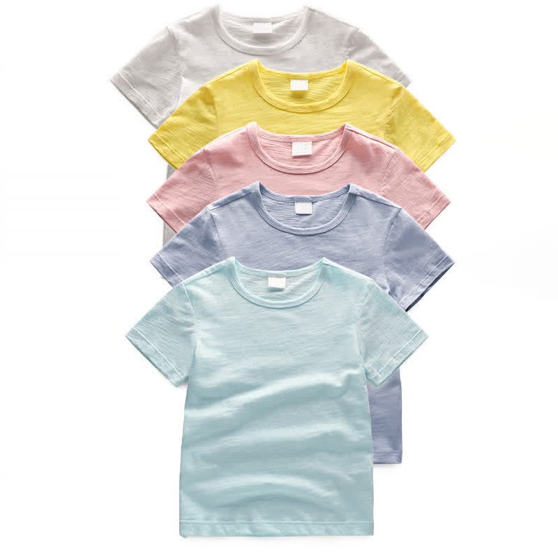 幼児用無地クルーネックTシャツ - image 1