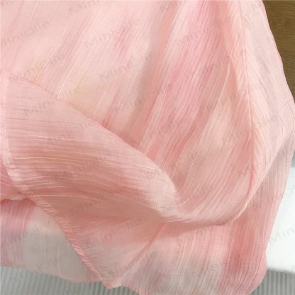 幼児用女の子向けピンクチュール花柄ノースリーブDress - image 6