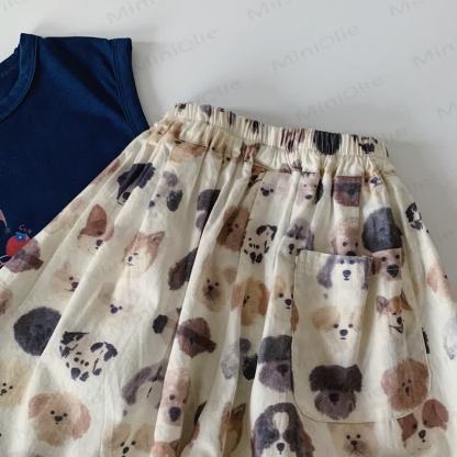 幼児用コットン犬柄パンツ - image 4