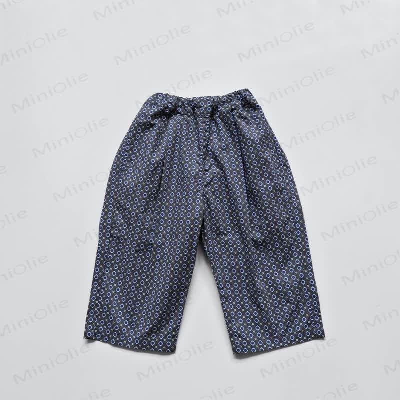 幼児用コットン水玉パンツ - 海軍 - 4～5歳 - image 2