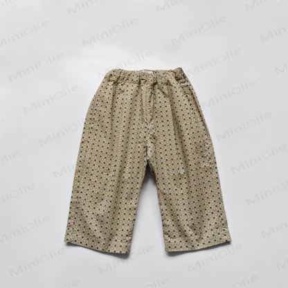 幼児用コットン水玉パンツ - 緑 - 4～5歳 - image 4