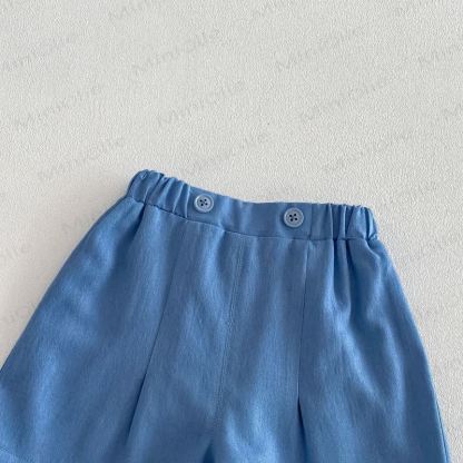 ベビー・幼児男の子用コットンチェックシャツまたは無地ショートパンツ - image 13