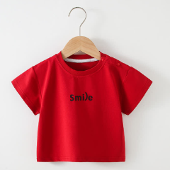 SMILE幼児用クルーネックカジュアルTシャツ - image 4
