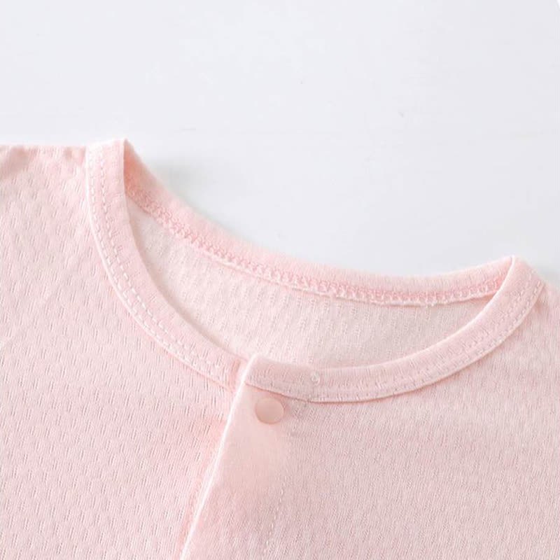 ベビー用花柄/うさぎ柄フリルロンパース - image 6